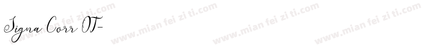 Signa Corr OT字体转换